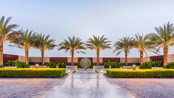 Luna Mantle as the focus of a formal Arab style garden