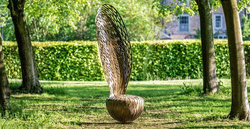 Sycamore outdoor sculpture in a landscape