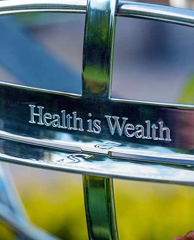 Health is wealth - succint motto