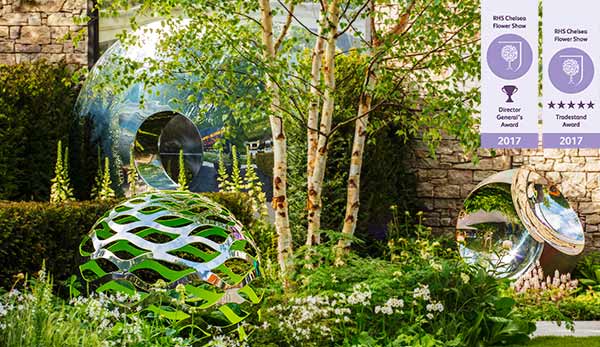 David Harber stand at RHS Chelsea Flower Show 2017