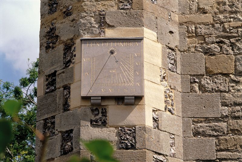 Dorchester Abbey commissioned vertical dial