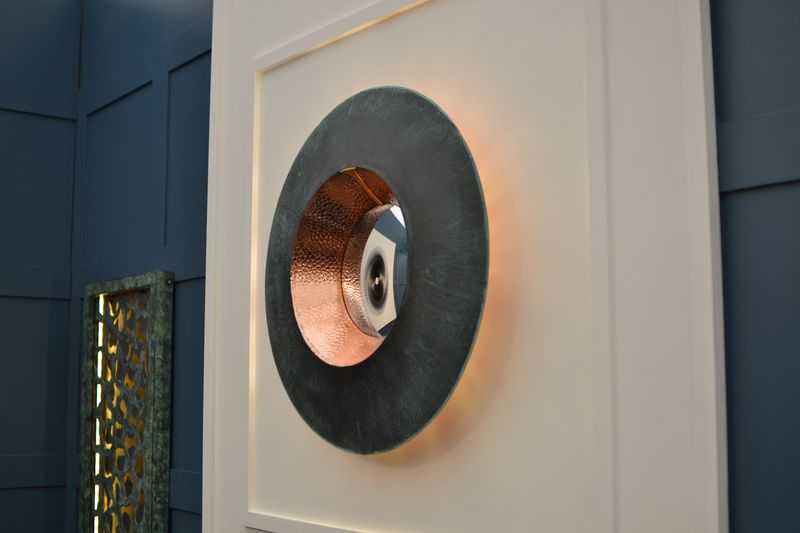 mirage copper verdigris decorex interior sculpture