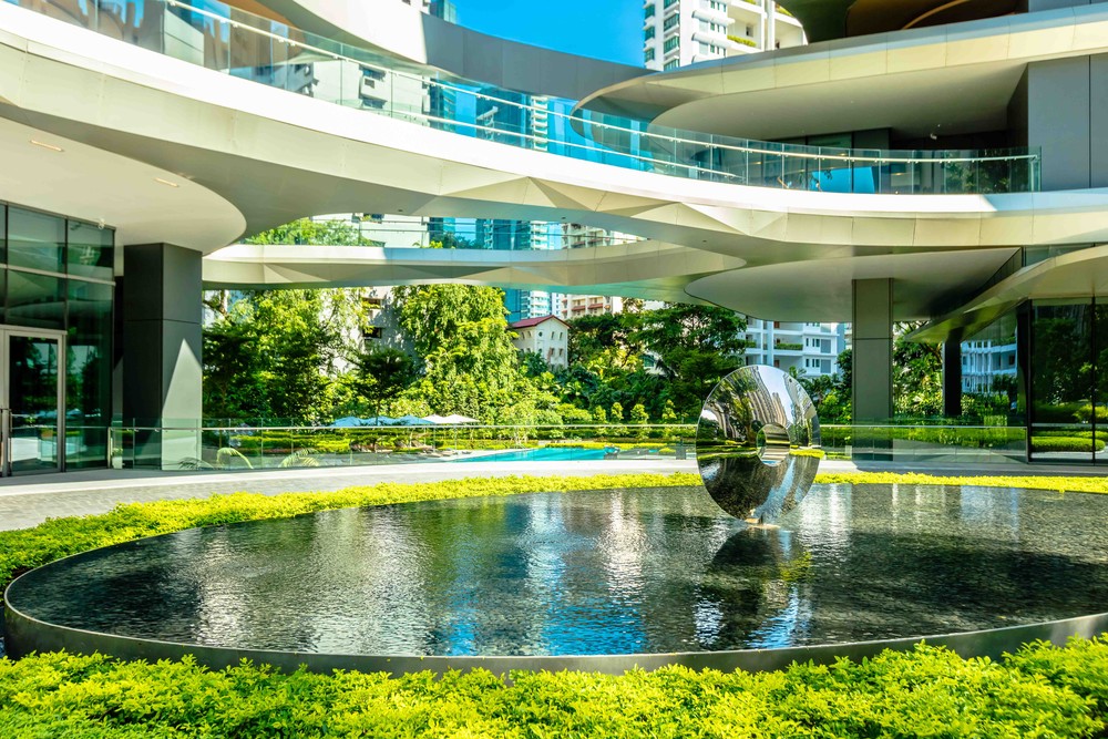 Torus public sculpture at New Futura