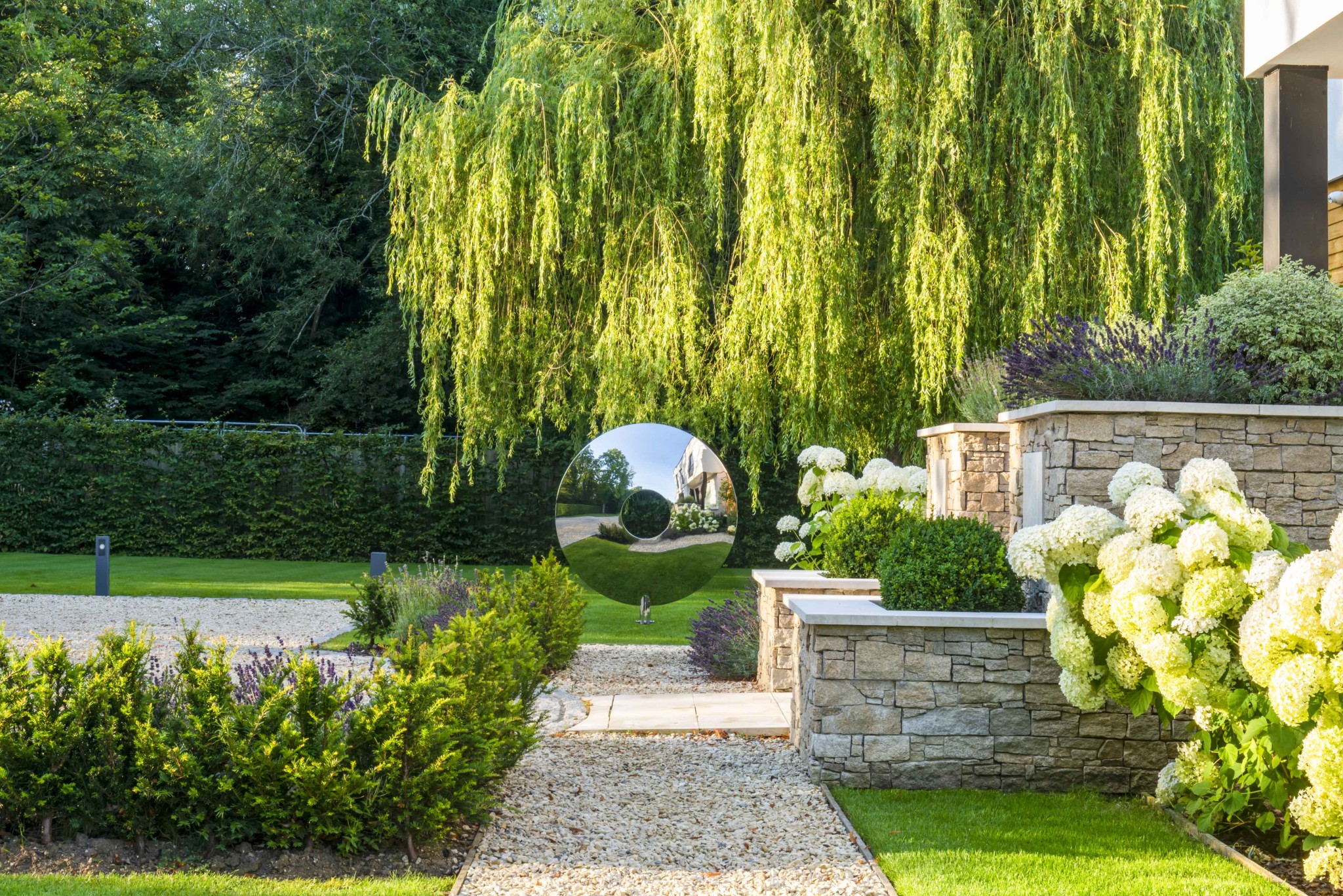 torus in summer garden